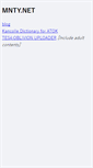 Mobile Screenshot of mnty.net